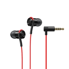 带电青年-入耳式立体声有线耳机D1(红黑色)纸质彩盒装-国内版CN
