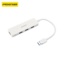 USB3.0转4*USB3.0HUB转换器0.15m(苹果白)纸质彩盒装-国内版CN(NJ)