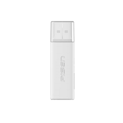 USB2.0单盘符SD/TF二合一<font color="red">读卡器</font>(苹果白)挂卡装-国内版CN(NJ)