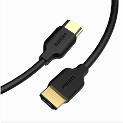 HDMI 2.0版高清线(便携款)1m(黑色)袋子装-国内版CN(NJ)