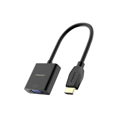 HDMI转VGA转换器(黑色)纸质彩盒装-国内版CN(NJ)