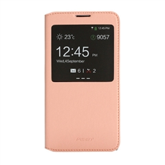 手机保护壳 一体式 视窗后壳保护套三星GALAXY NOTE Ⅲ/N9006(粉色)