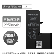 品胜快充手机内置电池(中国品胜)IXS(超人版)纸盒装-国内版