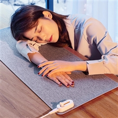PISEN-简约暖手桌垫HJ-QW03(棉麻深灰)纸质彩盒装-国内版CN