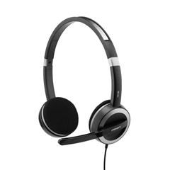 头戴式语音有线耳机HD109（黑色）WS