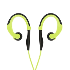 耳挂式有线运动耳机R100 （青草绿）