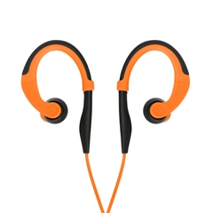 耳挂式有线运动耳机R101 （烈焰橙）(T)