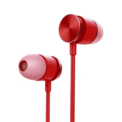 带电青年-入耳式立体声有线耳机C001(中国红)纸质彩盒装-国内版CN