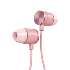 带电青年-入耳式立体声有线耳机C001(闺蜜粉)纸质彩盒装-国内版CN