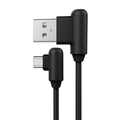 带电青年-USB Type-C(L头)数据充电线(1500mm)(魔幻黑)彩盒装-国内版CN